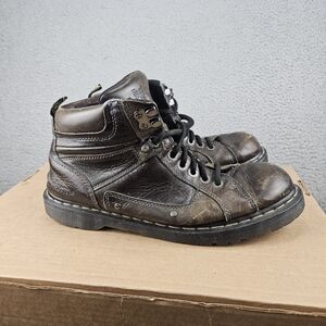 Doc Dr. Martens DIEGO Men's Brown Leather Ankle Boots Size 11